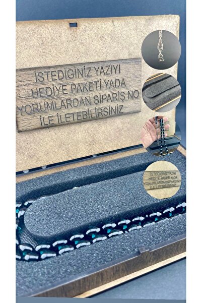 KEHRİBARGRAM KİŞİYE ÖZEL AHŞAP KUTULU HARFLİ KEHRİBAR TESBİH