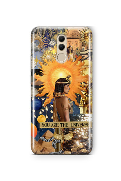 FLAMENKO حافظة هاتف شفافة متوافقة مع هاتف Huawei Mate 20 Lite بنمط كليوباترا