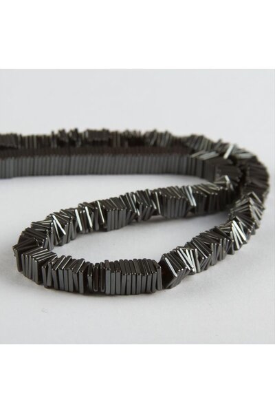 ZERO LAND Lvsqvr Hematite Fine Square Stone (01604) 6 Mm-Anthracite