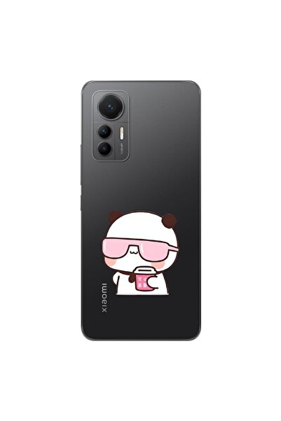 Dali Design حافظة شفافة متوافقة مع هاتف Xiaomi Mi 12 Lite بتصميم زوجي تيدي بير 2