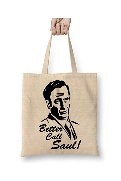 Toyaso Better Call Saul White Tote Bag Long Handle Shopping Bag Beach Bag