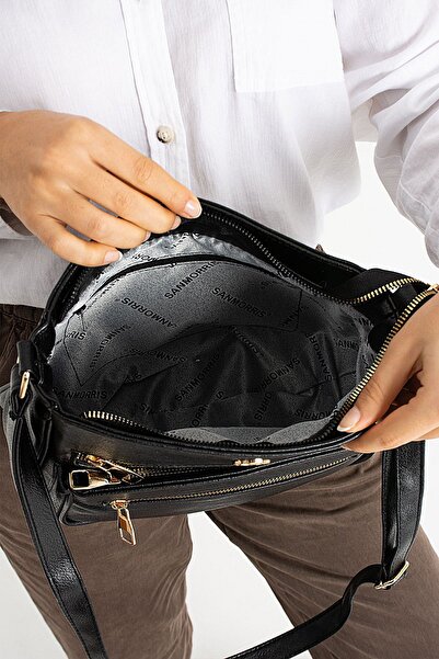 Ayakkabı Fuarı Elit 25Ksnm1399 Women's Shoulder Bag Black
