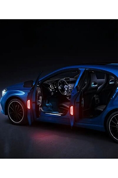 ÖZGÜL REKLAM Araç Kapısı Uyarı Sticker – Kırmızı Fosfor Reflektör Uyarı Stick...