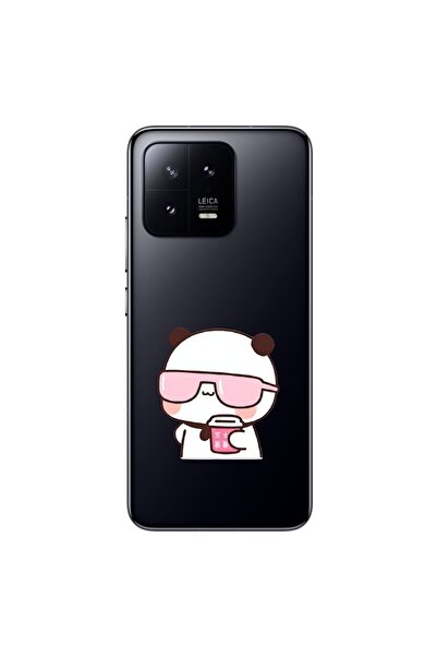 Dali Design حافظة شفافة متوافقة مع هاتف Xiaomi Mi 13 Pro بتصميم زوجي تيدي بير 2