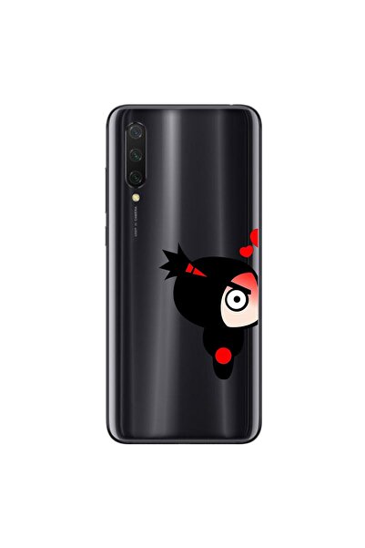 Dali Design حافظة شفافة متوافقة مع هاتف Xiaomi Mi 9 Lite بتصميم Couple Pucca 1