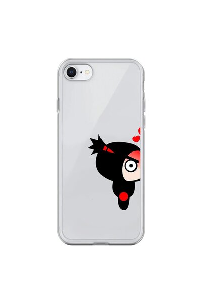 Dali Design iPhone 6 Compatible Transparent Case Couple Pucca 1 Design