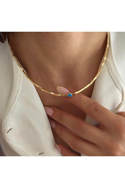 PS ACCESSORİES قلادة كوب نازار الذهبية