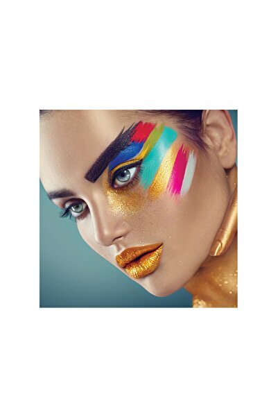 4Decor Pânză Tablou 4Decor, Buze aurii, 60x90cm, DE0167