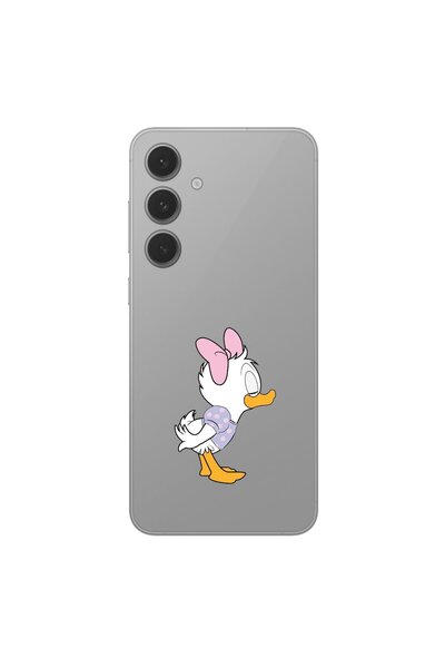 Dali Design حافظة شفافة متوافقة مع هاتف سامسونج جالاكسي S24+ بتصميم Couple Du...