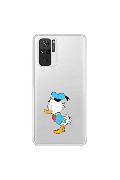 Dali Design Xiaomi Redmi Note 10S Compatible Transparent Case Couple Duck 2 Designs