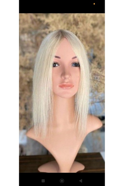 Gerçek Efsane Ombreli platin tepelik gerçek saç