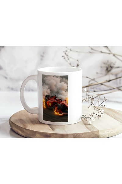 Beramussa كوب سيارة فيراري السباقية المضيئة – هدية لعشاق الفورمولا 1 تجسد الس...