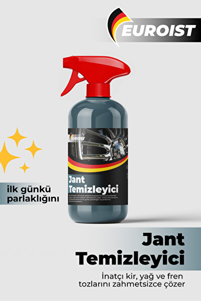 euroist Jant Temizleyici Zorlu Kir ve Balata Tozlarına Karşı Güçlü Temizlik 5...