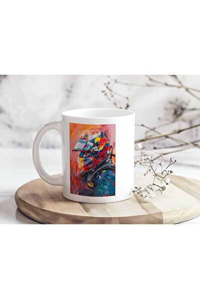 Beramussa كوب بتصميم خوذة طيار فورمولا 1 من ريد بول - هدية تذكارية بموضوع الس...