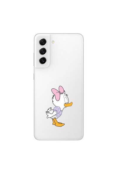 Dali Design حافظة شفافة متوافقة مع هاتف سامسونج جالاكسي S21 FE بتصميم Couple ...