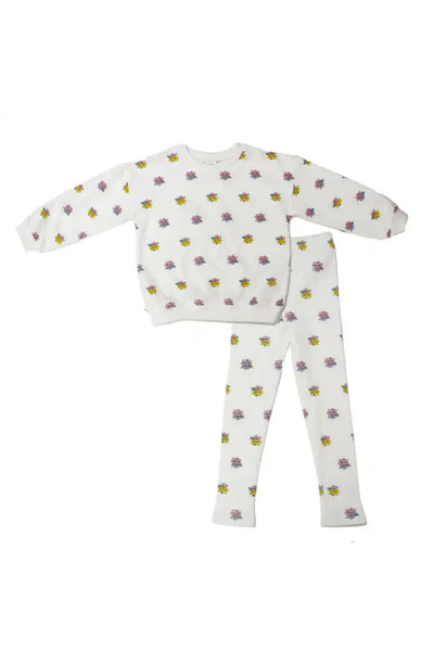 CNS Concept Flowered Tie-Dye Leggings Set