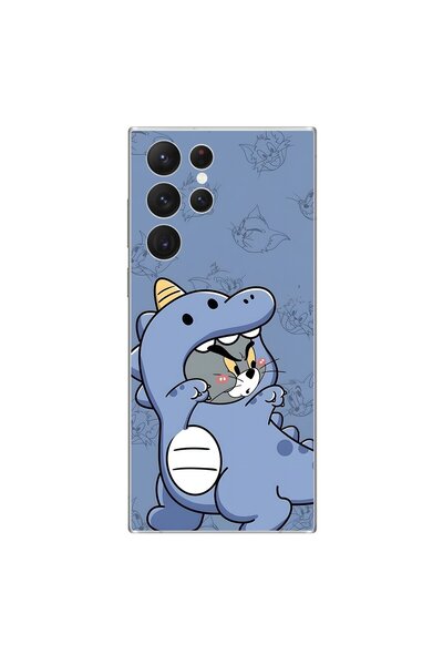 Dali Design حافظة شفافة متوافقة مع هاتف سامسونج جالاكسي S22 الترا بتصميم كيور...