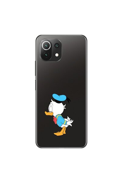 Dali Design حافظة شفافة متوافقة مع هاتف Xiaomi Mi 11 Lite بتصميم Couple Duck 2