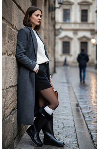 maydos Kadın Kışlık Yağmur Çizmesi