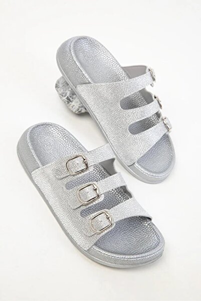 Pienn Ergonomically Designed, Orthopedic Glitter Comfort Slippers with Adjustable Buckle