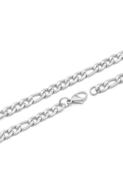 AKSESUARIM Unisex Figaro Steel Chain