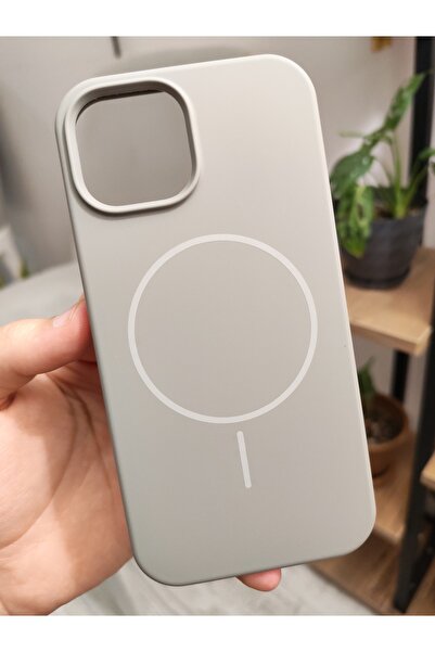 INFINITY iPhone 15 Uyumlu Animasyonlu Magsafe Lansman Kir Tutmaz Silinebilir Içi Kadife Telefon Kılıfı