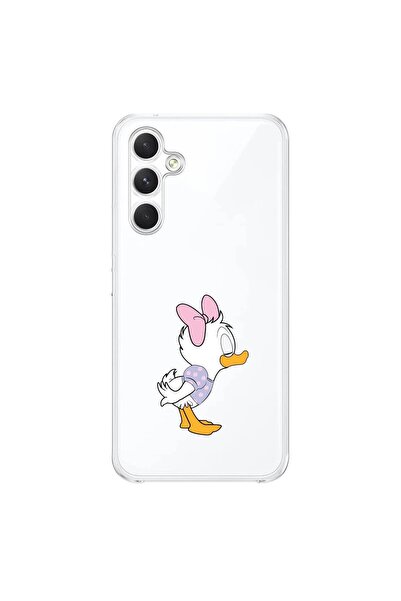 Dali Design حافظة شفافة متوافقة مع هاتف سامسونج جالاكسي A34 بتصميم Couple Duck 1