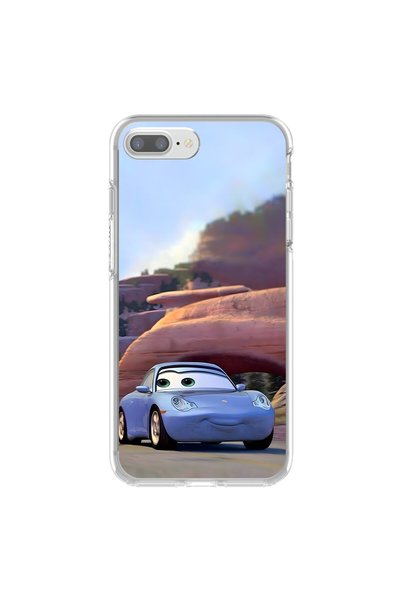 Dali Design حافظة شفافة متوافقة مع هاتف iPhone 7 Plus بتصميم Couple Sally 2