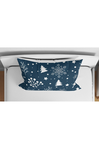 Home Christmas Tree Christmas Themed 3D Digital Printed Single Size Sheetless Duvet Cover Set Sleeping Set