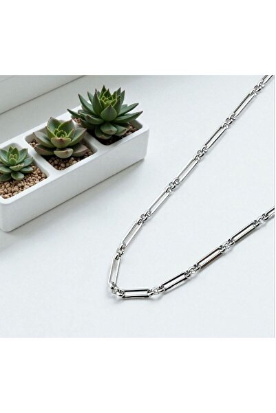 AKSESUARIM Unisex Italian Model Steel Chain