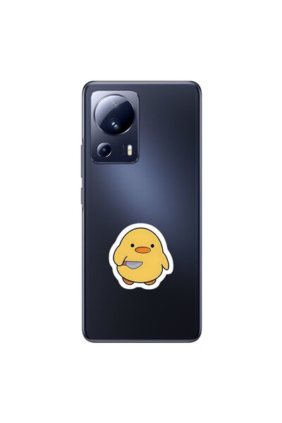 Dali Design حافظة شفافة متوافقة مع هاتف Xiaomi Mi 13 Lite بتصميم Couple Chick 1