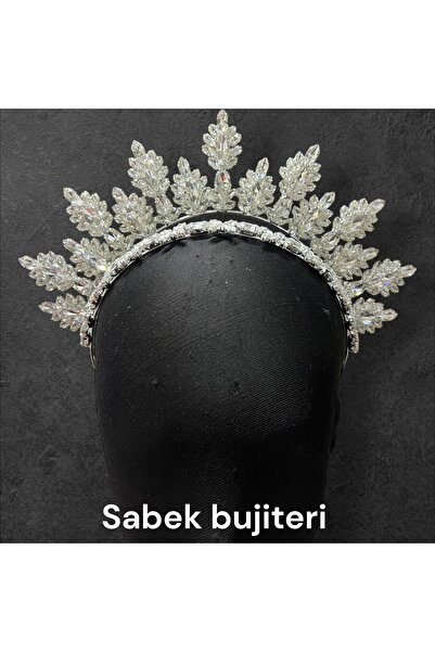 Sabek Bujiteri Crystal Bloom - tiara de mireasă, tiara de logodnă, tiara cu h...