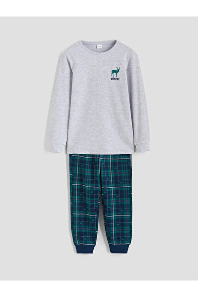 LC Waikiki Crew Neck Boy's Pajama Set