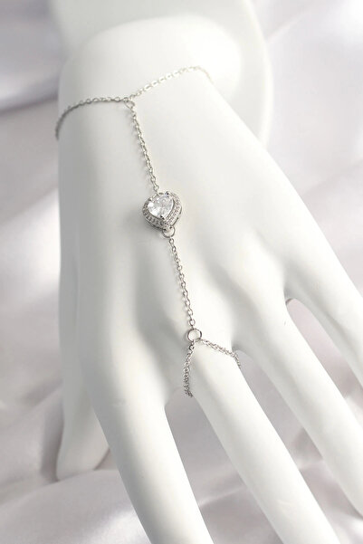 shopwave 316L Steel Silver Color Heart Model Chamferan