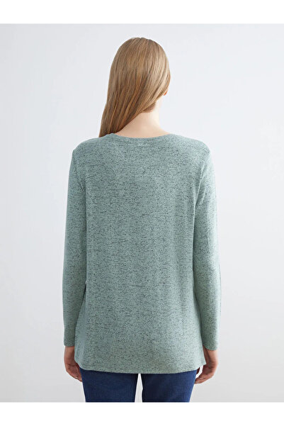 LC Waikiki طاقم الرقبة تي شيرت المرأة