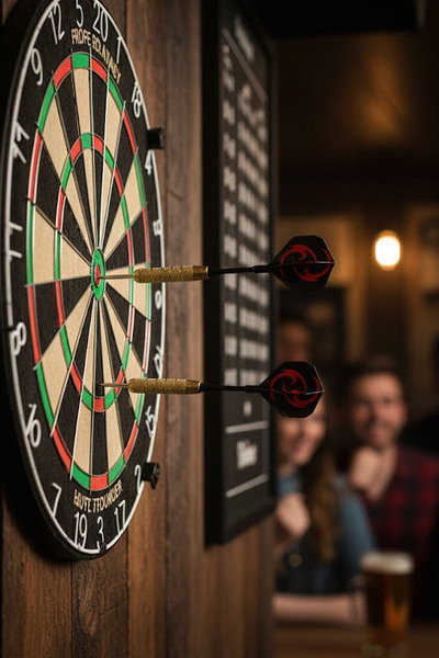 Delta Professional 6-Piece Dart Arrow Set 24 Gram Dart Arrow | 6 Pieces Gold Body Steel Tip High Precision