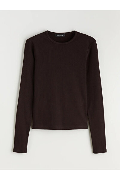 LC Waikiki Crew Neck Corded Fabric Women's Bodysuit