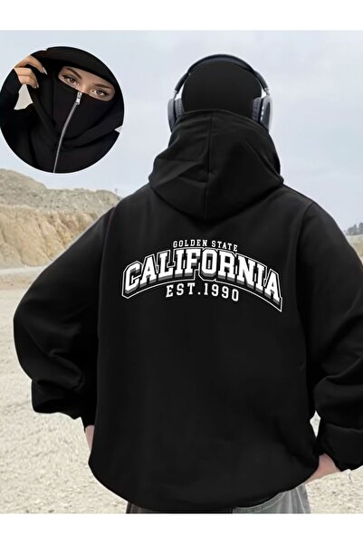 ship master سترة كار ماسكي نينجا فليس للجنسين – قماش سميك بثلاث خيوط، موديل O...