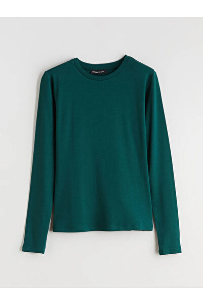 LC Waikiki Дамско боди с кръгла яка