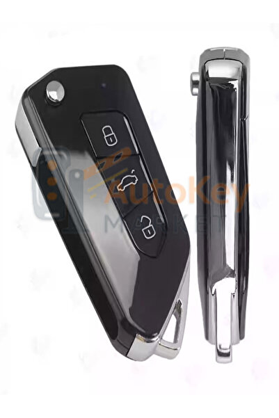 WICOM Sustalı 3 Buton Kopyalanabilen Akıllı Kumanda Vw Golf 8 Model 433MHz