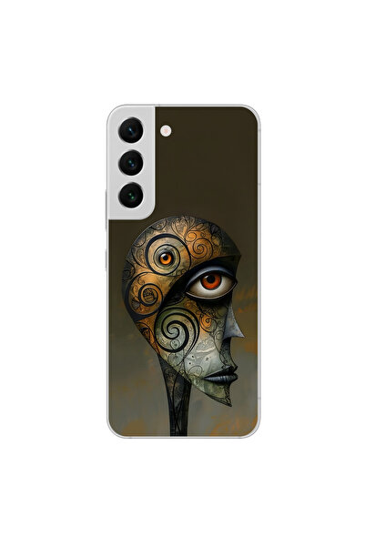 Dali Design حافظة شفافة متوافقة مع هاتف سامسونج جالاكسي S22Plus بتصميم الجدول 2