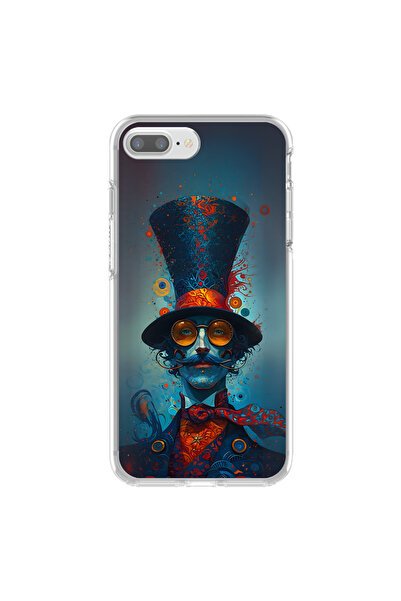 Dali Design iPhone 8 Plus Compatible Transparent Case Table 3 Designs