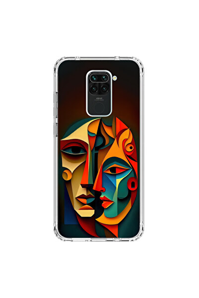 Dali Design Xiaomi Redmi Note 9 Compatible Transparent Case Table with 6 Designs