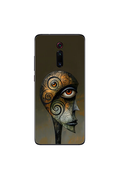 Dali Design حافظة شفافة متوافقة مع هاتف Xiaomi Mi 9T Pro بتصميم مخطط 2