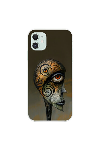 Dali Design حافظة شفافة متوافقة مع هاتف iPhone 11 بتصميم الجدول 2