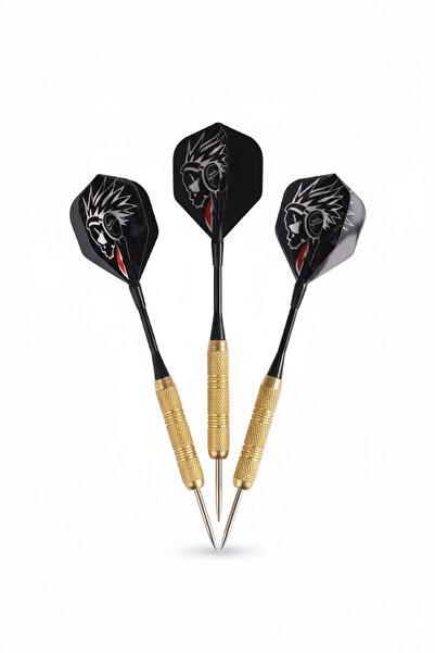 Delta مجموعة سهام دارت احترافية مكونة من 9 قطع، سهم دارت بوزن 18 جرام |   9 قطع ذهبية اللون بجسم فولاذي ورأس فولاذي عالي الجودة