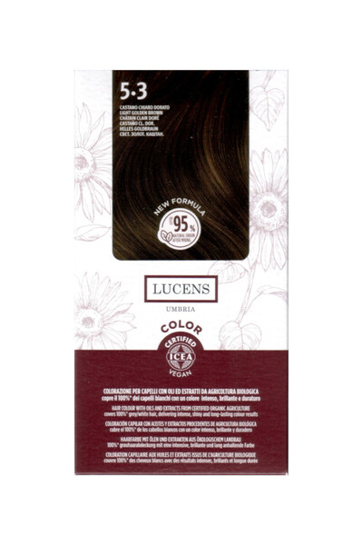 Lucens Umbria Ammonia-free hair dye Light Satin Gold 5.3