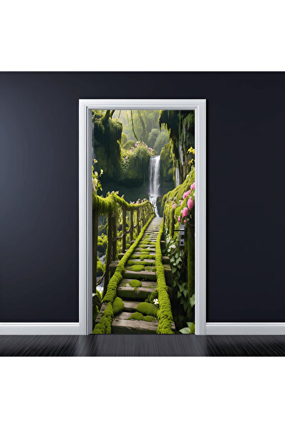 Avex Folie imprimată color pentru decorarea ușilor, dimensiune 200 x 90 cm, m...
