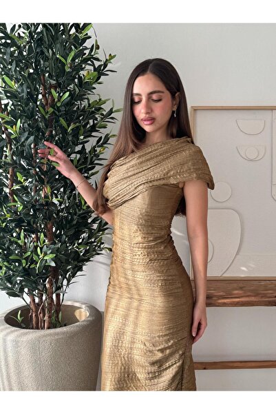 Generic gold evening dress