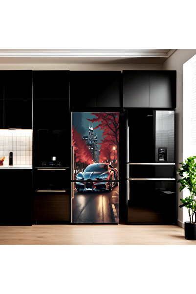 Avex Folie cu imprimeu color pentru decorarea frigiderului, dimensiune 200 x 90cm, model: AVX-FR08